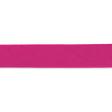 peony pink polyester cotton 16mm foldover