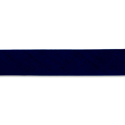 navy polyester cotton 16mm foldover