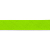 lime polyester cotton 16mm foldover