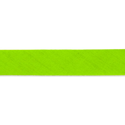 lime polyester cotton 16mm foldover