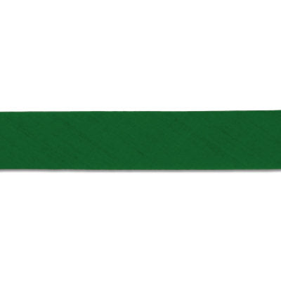 kelly green polyester cotton 16mm foldover