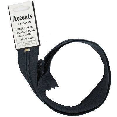 ZIPPERS PURSE 55CM