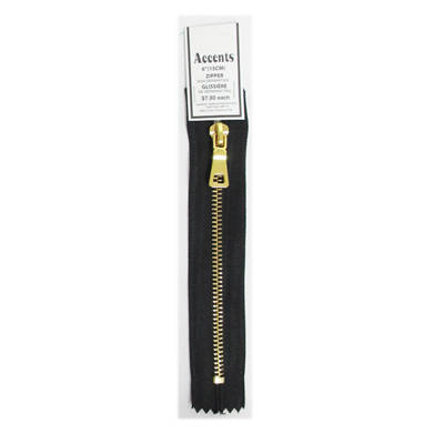NON-SEPARATING ZIPPER 15CM