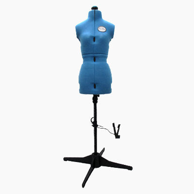 adjustable wedgewood blue child dress form