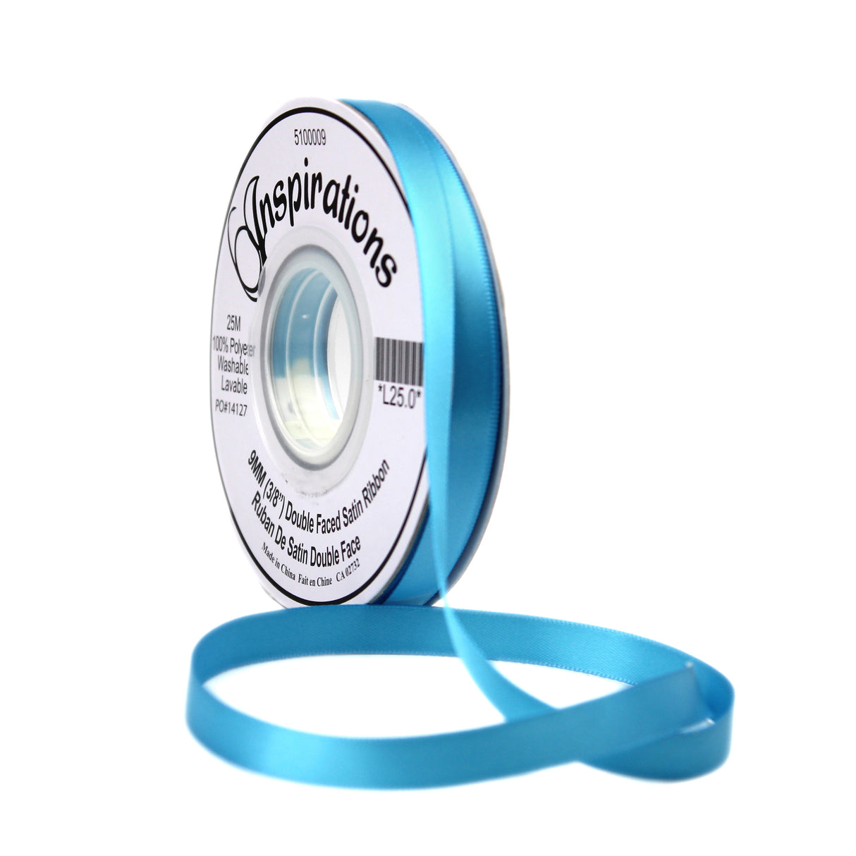 RIBBON 9MM DOUBLE-FACED SATIN
