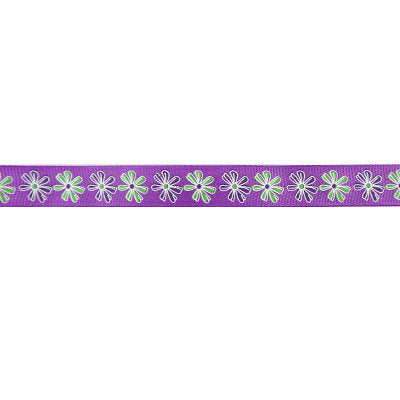 RIBBON GROSGRAIN FLORAL PRINT 16MM