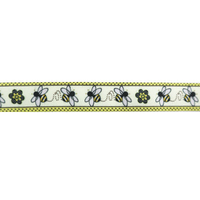 RIBBON GROSGRAIN HONEY BEE 22MM