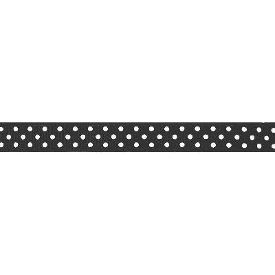 9MM GROSGRAIN RIBBON WITH SMALL DOT