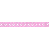 9MM GROSGRAIN RIBBON WITH SMALL DOT