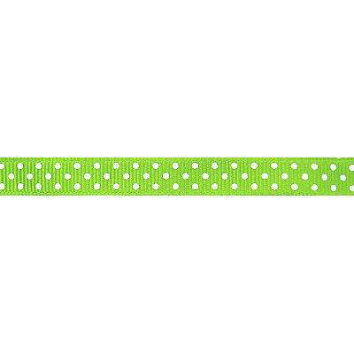 9MM GROSGRAIN RIBBON WITH SMALL DOT