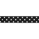 22MM GROSGRAIN RIBBON WITH SMALL DOT