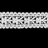 LACE COTTON FLORAL 4CM