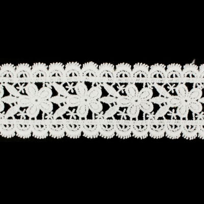 LACE COTTON FLORAL 4CM