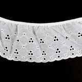 LACE EYELET RUFFLED 7CM