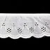 LACE EYELET RUFFLED 4.5CM