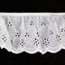 LACE EYELET RUFFLED 6.4CM