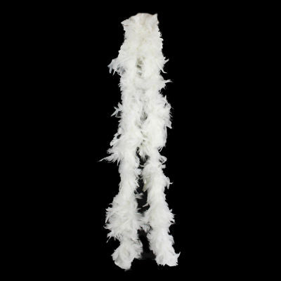 white feather boa