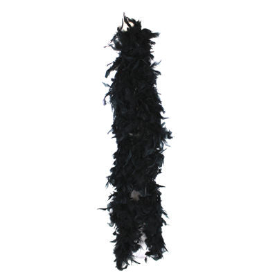 black feather boa