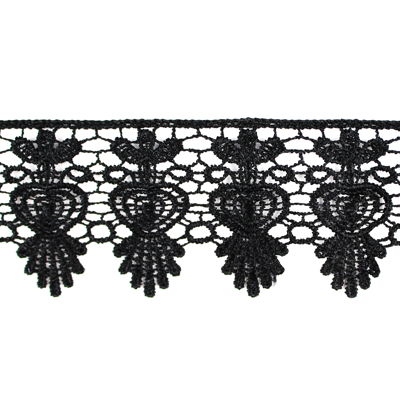 LACE GUIPURE WITH HEARTS 5CM