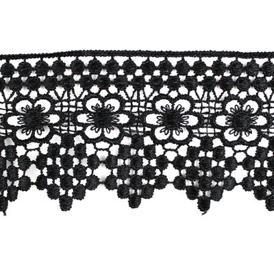 LACE GUIPURE WITH FLOWERS 5.8CM