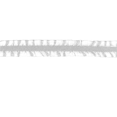 TRIM ORGANZA CENTER RUFFLED 19MM
