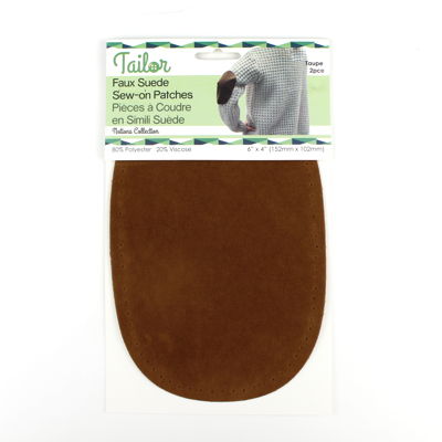 FAUX SUEDE PATCH  SEW ON