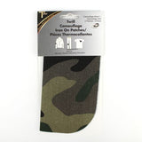 2 TWILL CAMOUFLAGE IRON ON PATCHES