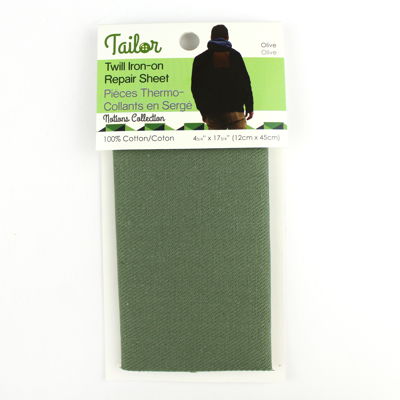 TWILL IRON ON REPAIR SHEET