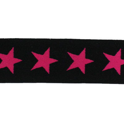 ELASTIC BELTING WITH STARS 40MM