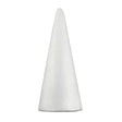 3 x 4 inch white foam cone