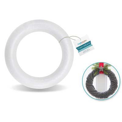 POLYFOAM WREATH  8.5"X1.5" ROUND EXTRUDED
