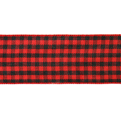 GINGHAM RIBBON  25 MM