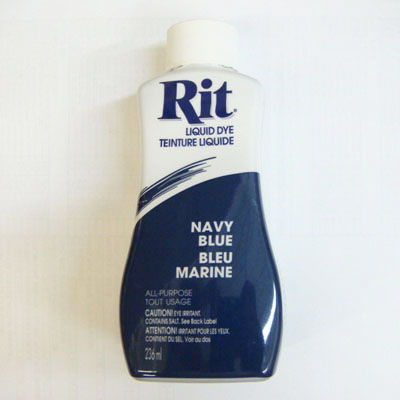 navy blue all purpose liquid rit dye 236ml