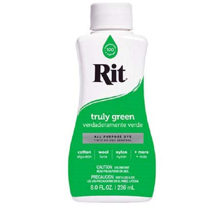 truly green all purpose liquid rit dye 236ml