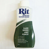 dark green all purpose liquid rit dye 236ml