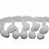 FRINGE DOUBLE POMPOM 9MM