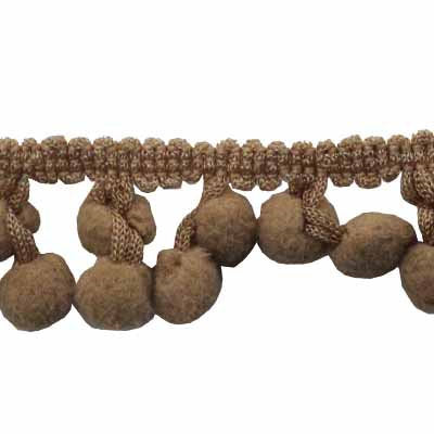 FRINGE DOUBLE POMPOM 9MM