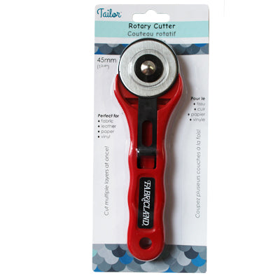 Tailor 45mm rotary cutter in red 
