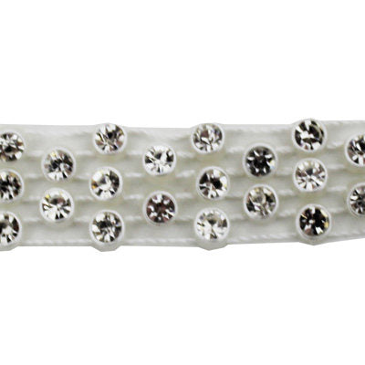 TRIM RHINESTONE 2&3 ROW 1.3CM