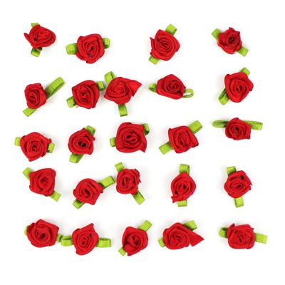 RIBBON ROSES (PACKAGED)10MM