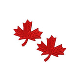 APPLIQUE MAPLE LEAF 4.3CM X 4CM