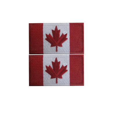 APPLIQUE CANADIAN FLAG 5CM X 2.54CM