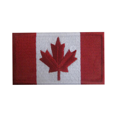 APPLIQUE CANADIAN FLAG 7.6CM X 5CM
