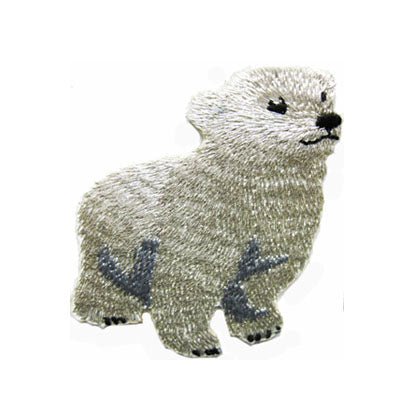 APPLIQUE BABY POLAR BEAR 5.3CM X 7CM