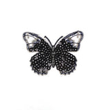 APPLIQUE BUTTERFLY WITH SEQUINS 6.5CM X 4.9CM