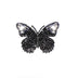 APPLIQUE BUTTERFLY WITH SEQUINS 6.5CM X 4.9CM