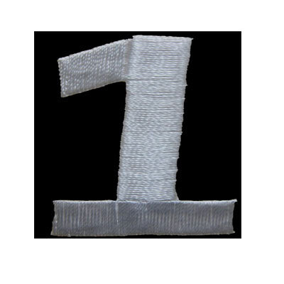 APPLIQUE NUMBER 5CM X 4CM