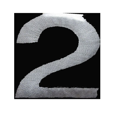 APPLIQUE NUMBER 5CM X 4CM