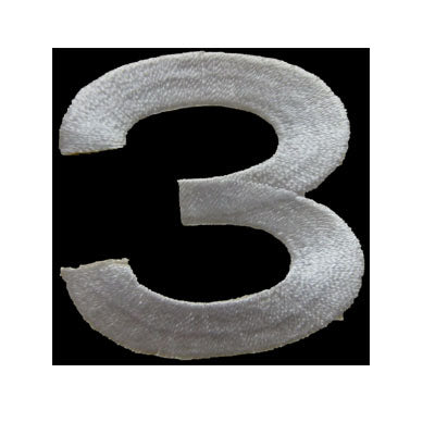 APPLIQUE NUMBER 5CM X 4CM