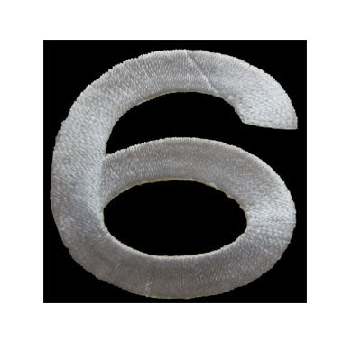 APPLIQUE NUMBER 5CM X 4CM